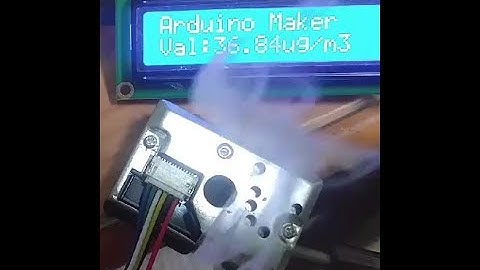 [Arduino Maker] 미세먼지 측정기( GP2Y1010AU0F/아두이노 프로젝트)