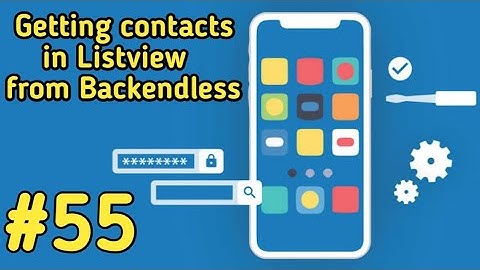 Getting contacts in list view from backendless in android studio