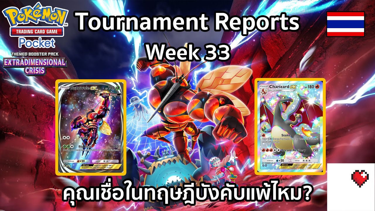 คุณเชื่อในทฤษฎีบังคับแพ้ไหม? - Pokemon TCG Pocket (Tournament Reports #33)