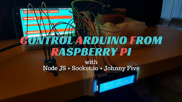 Arduino controlled from Rpi with Nodejs, Socket.io and Johnny five