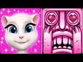 My Talking Angela^Level 2000*Vs Temple Run 2^Sky Summit^Cleopatra*Gameplay make for kid #199