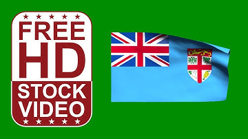 Free Stock Videos – Fiji flag waving on green screen 3D animation
