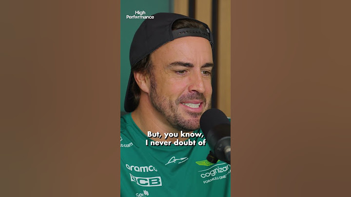 Fernando Alonso on Schumacher 🏎