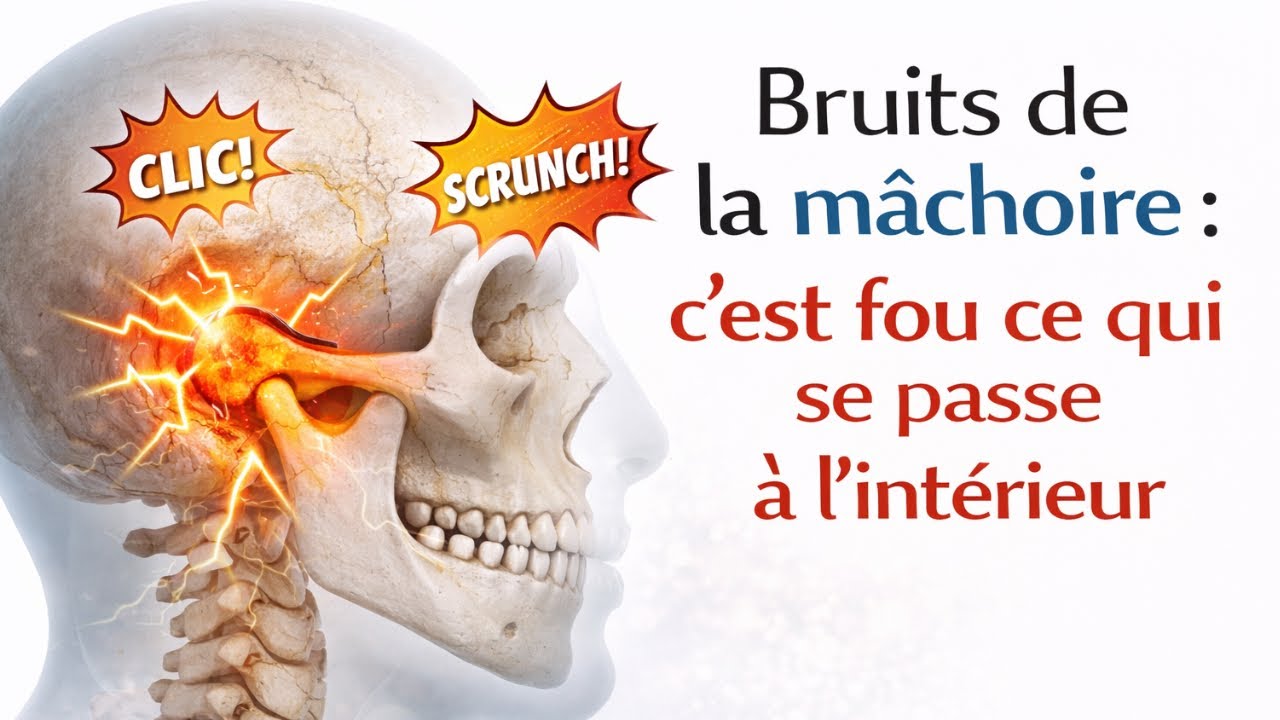 Bruits de la mâchoire : c’est fou ce qui se passe à l’intérieur
