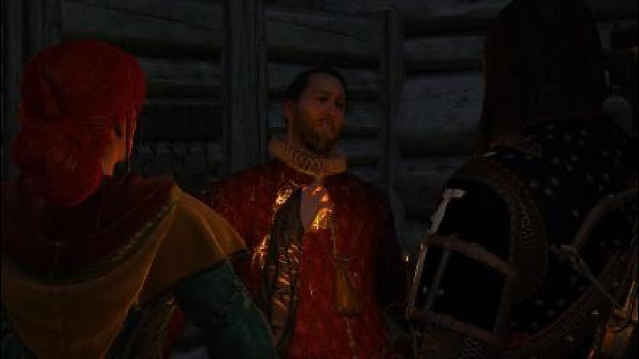 Geralt & Triss Interrogate a Redanian Spy | WITCHER 3 (4K)