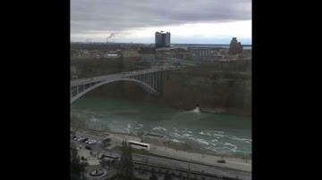 niagara rainbow bridge timelapse