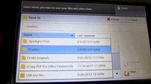 COTG Quick Solutions - Xerox 53 Series Scanning To USB