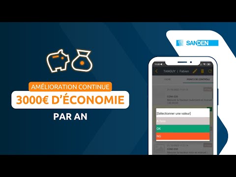 3000€ d'économies | Amélioration continue, le retour d'expérience de SANDEN - video from Flexio
