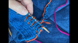 How to work Brioche in Two Colours