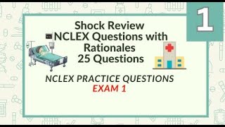 Shock Nursing Questions and Answers  25 NCLEX Prep Questions Test 1