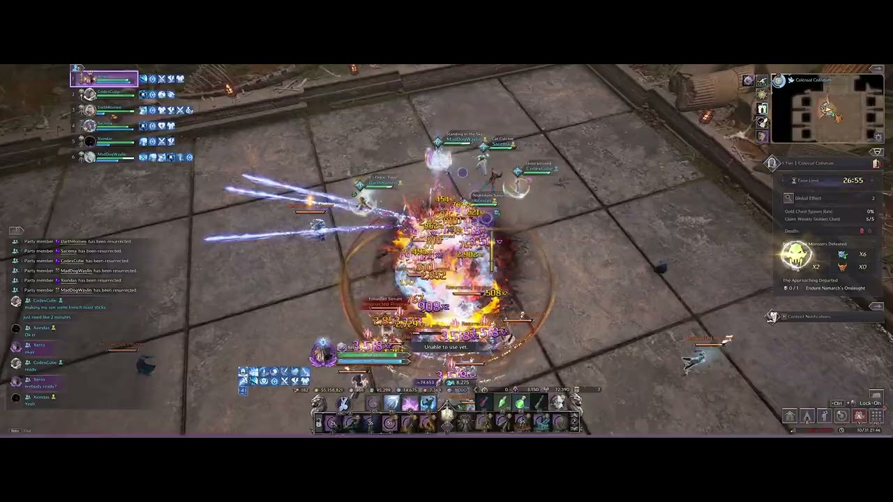 Throne and liberty Colossal Coliseum T1 Tank POV