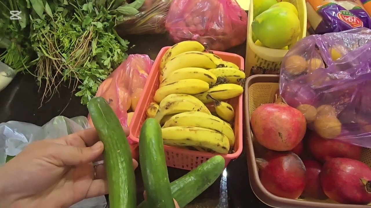 مشتريات الاسبوع من الخضار والفاكهه ‼️