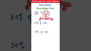 Famous Percentage Trick | Vedic Maths Tricks for Fast calculations | Vedic maths | #26 Net Worth