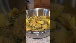 ROSEMARY GARLIC PARM POTATOES