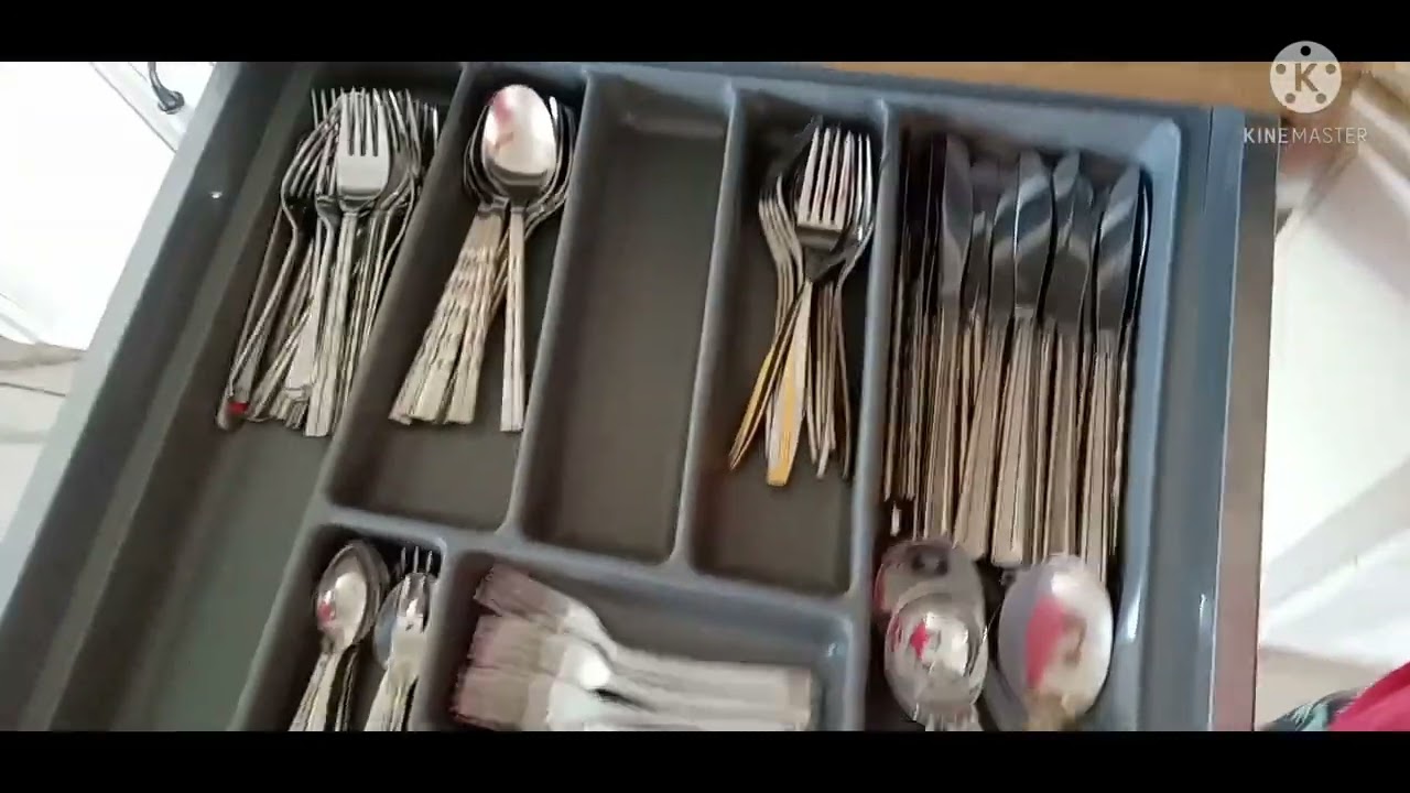 HOW TO ORGANIZE SPOONS AND FORKS - YouTube