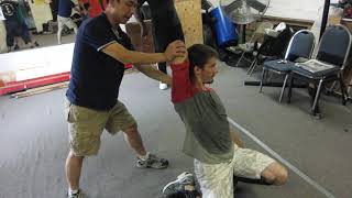 Gorden Lu Shows A Combat Technic Wing Chun Kung Fu