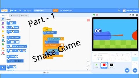 How to make a Google Snakes game on Scratch | # 1 |Coding Void