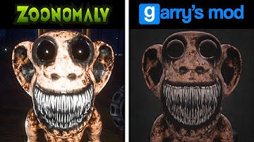 Monster Monkey in Zoonomaly VS Garry