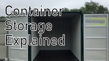 Shipping Container Self Storage Explained