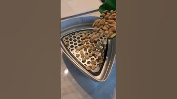 Using sieves to sort coffee beans by size and roast them evenly. Watch how! #syzygycoffee #coffee ☕️