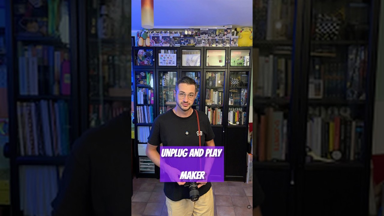 Unplug and play - tracolla da maker 