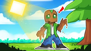 MINECRAFT pero EL SOL TE DERRITE! 🌞😱 MINECRAFT EL SOL QUEMA