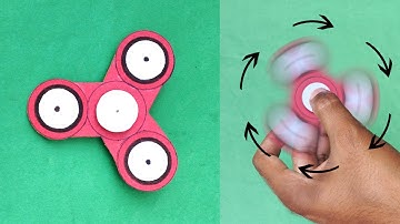 How to make fidget spinner at home | DIY fidget spinner | Simple toys
