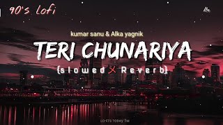 Teri chunariya [90's-Slowed x Reverb] Kumar sanu & Alka yagnik | lofi's today 1m