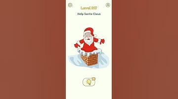 Dop 2: Delete One Part Level 217 help Santa Claus #shortfeed #youtubeshorts #gameplay #dop2