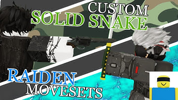 SOLID SNAKE + RAIDEN (🩸OP MOVESETS) | JJS SKILL BUILDER