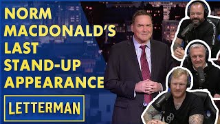 Norm MacDonald's Final Stand-Up Performance On Letterman REACTION | OFFICE BLOKES REACT!!