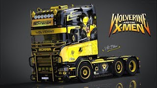 Euro Truck Simulator 2 V8K R520 Wolverine Scania [1.31]