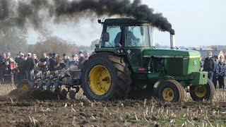 Speed Ploughing / Hastighetsplöjning Laholm 2018 | John Deere 4240 Ploughing FAST w/ 4-Furrow