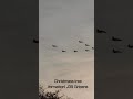 Christmas tree formation J39 Gripens