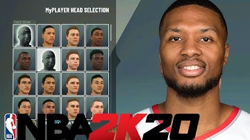 *BEST* DAMIAN LILLARD FACE CREATION IN NBA 2K20