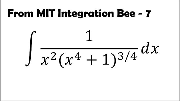 Tricky u-Substitution: MIT Integration Bee (7)