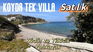 Bodrum Satılık Villa Kendi Koyu Olan Yalıkavak Tilkicik satılık villa ve arsası. #denizesıfır