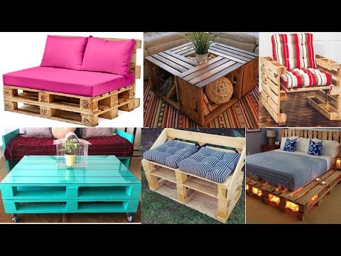 Wooden pallet furniture and decor ideas #2 / Recycle pallet ideas / Pallet uses /pallet decor