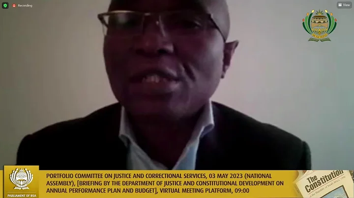 Portfolio Committee on Justice and Correctional Services, 03 May 2023