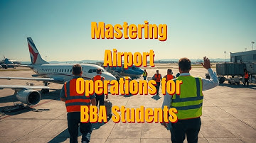AIRPORT FACILITY | HOW AIRPORTS ACTUALLY WORK | MASTERING AIRPORT OPERATIONS FOR STUDENT.