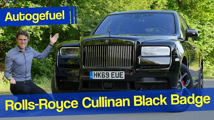 The 400.000 $ Rolls-Royce SUV as sinister Rolls-Royce Cullinan Black Badge - Autogefuel