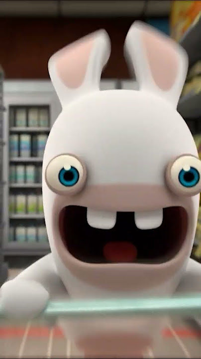 Watch out, the Rabbits are coming fast! 🚗 | RABBIDS INVASION #shorts
