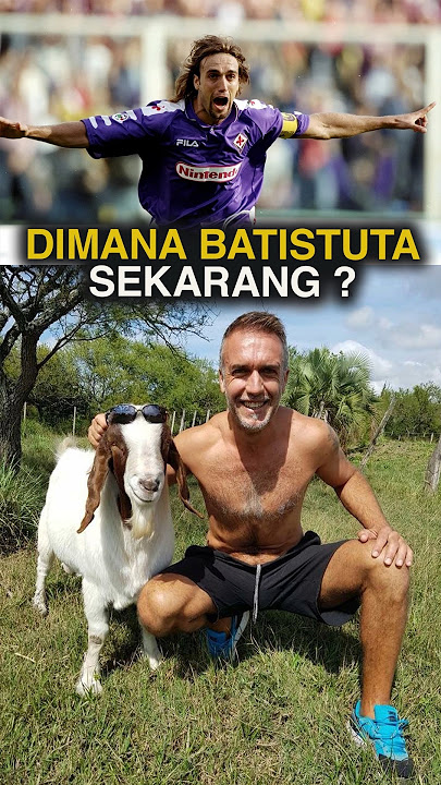 Nasib Batistuta setelah tidak bermain bola