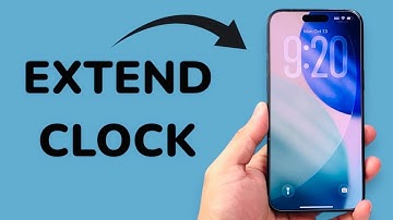 iOS 26: How To Extend Clock On Lock Screen 