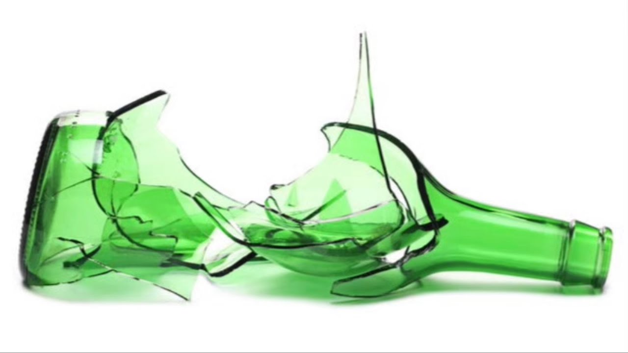 Absurdly loud glass breaking sound effects