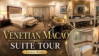 The Venetian Macao Suite Tour β¨ Luxury Hotel Room in Macau