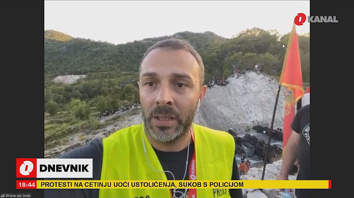 Avdo Avdić iz Cetinja za O kanal: Sa mnom su građani koji će ostati ovdje cijelu noć