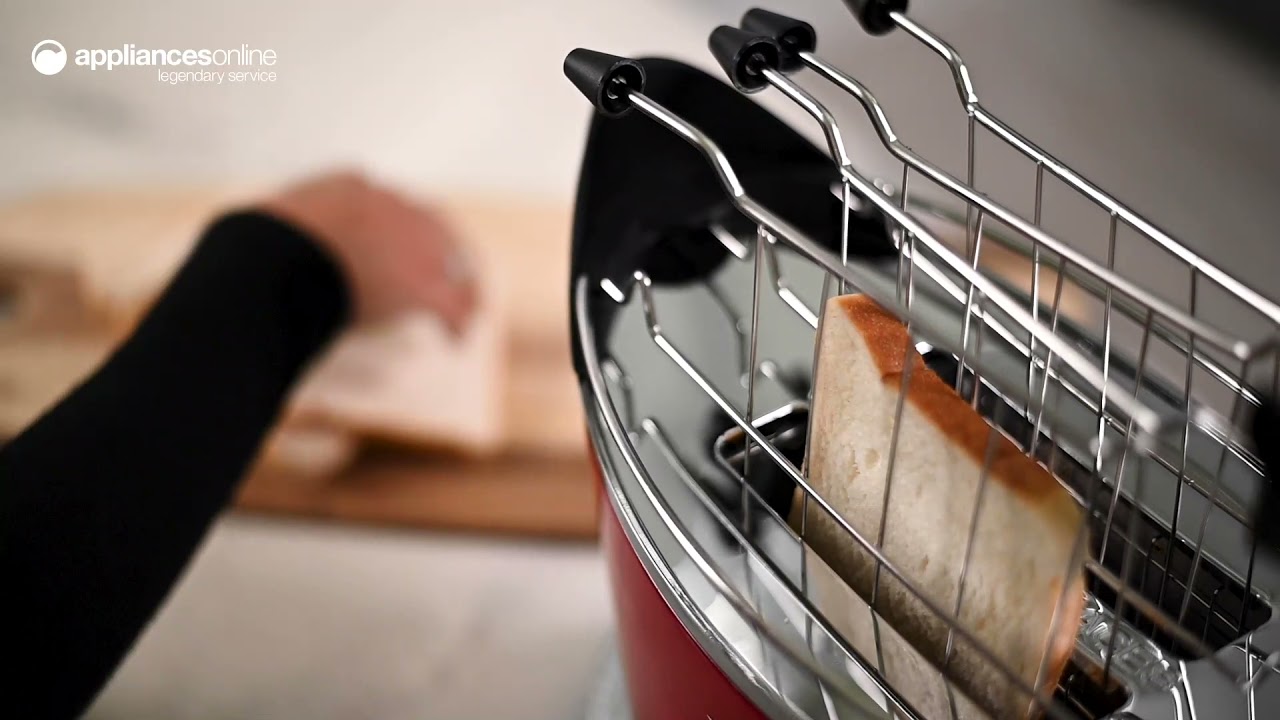 Product Review: Bugatti 13-VOLOC3 Volo 2 Slice Red Toaster - YouTube