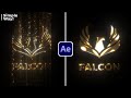 Luxury logo animation in after effects  after effects tutorial  simple logo animation  easy way
