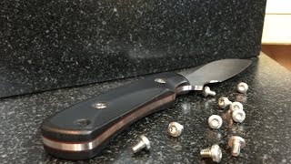 How to make removable knife handle scales. Part 2